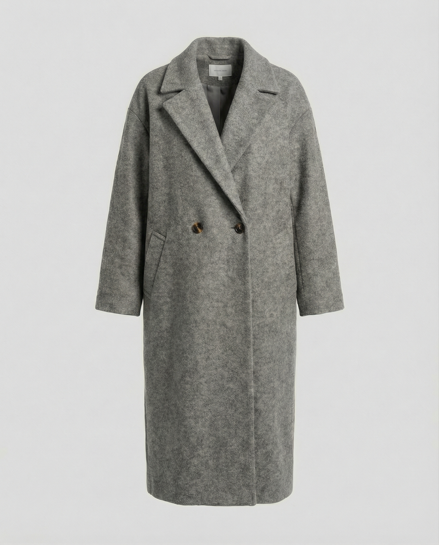 Oversized Wool Coat Women Elegant