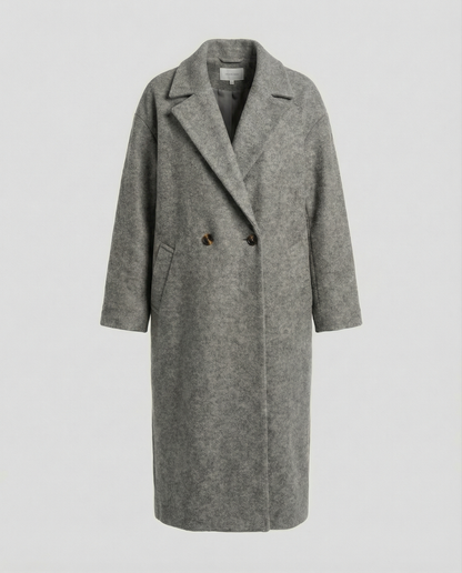 Oversized Wool Coat Women Elegant