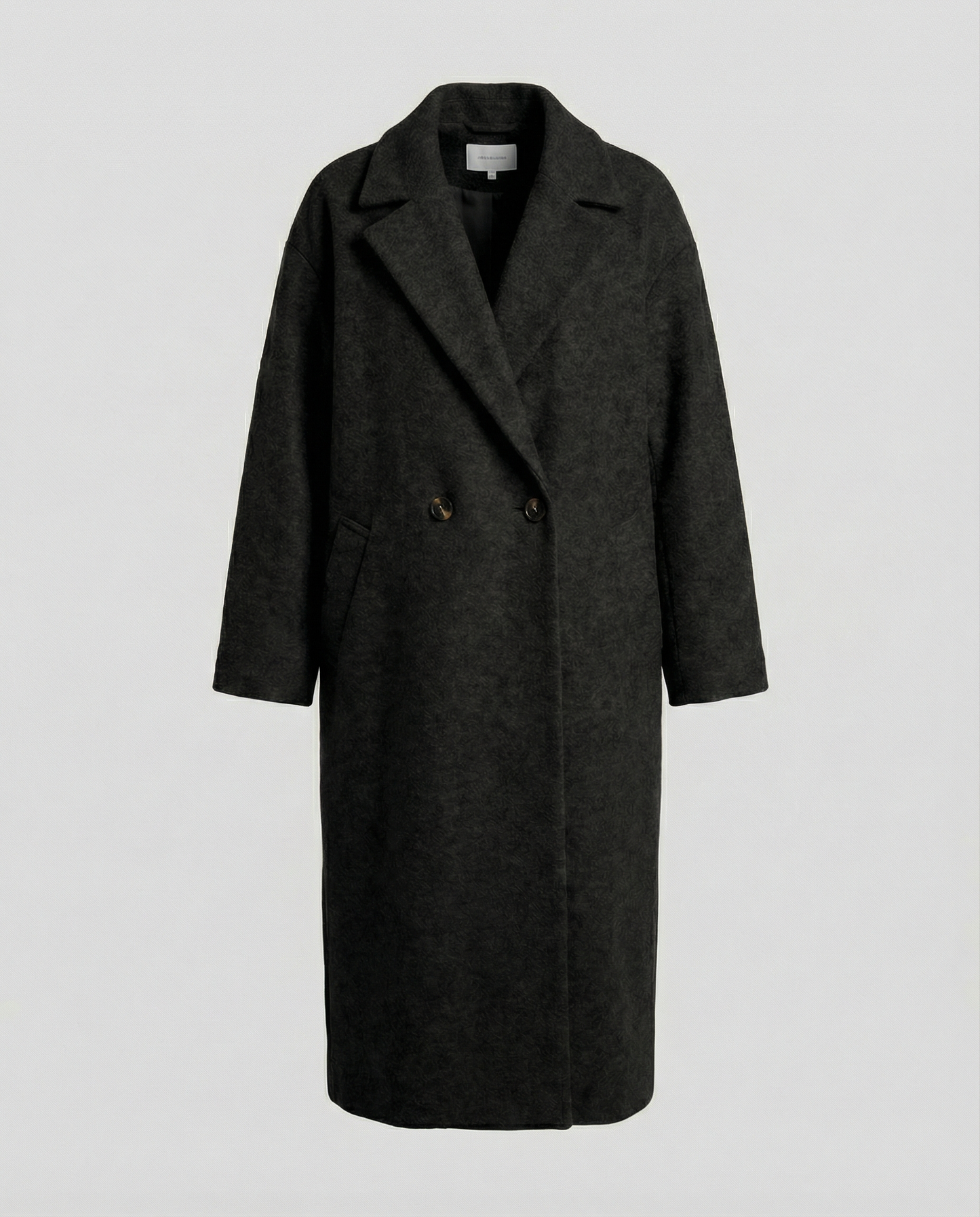 Oversized Wool Coat Women Elegant