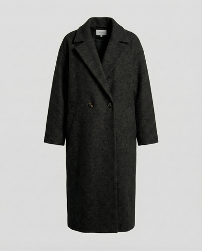 Oversized Wool Coat Women Elegant