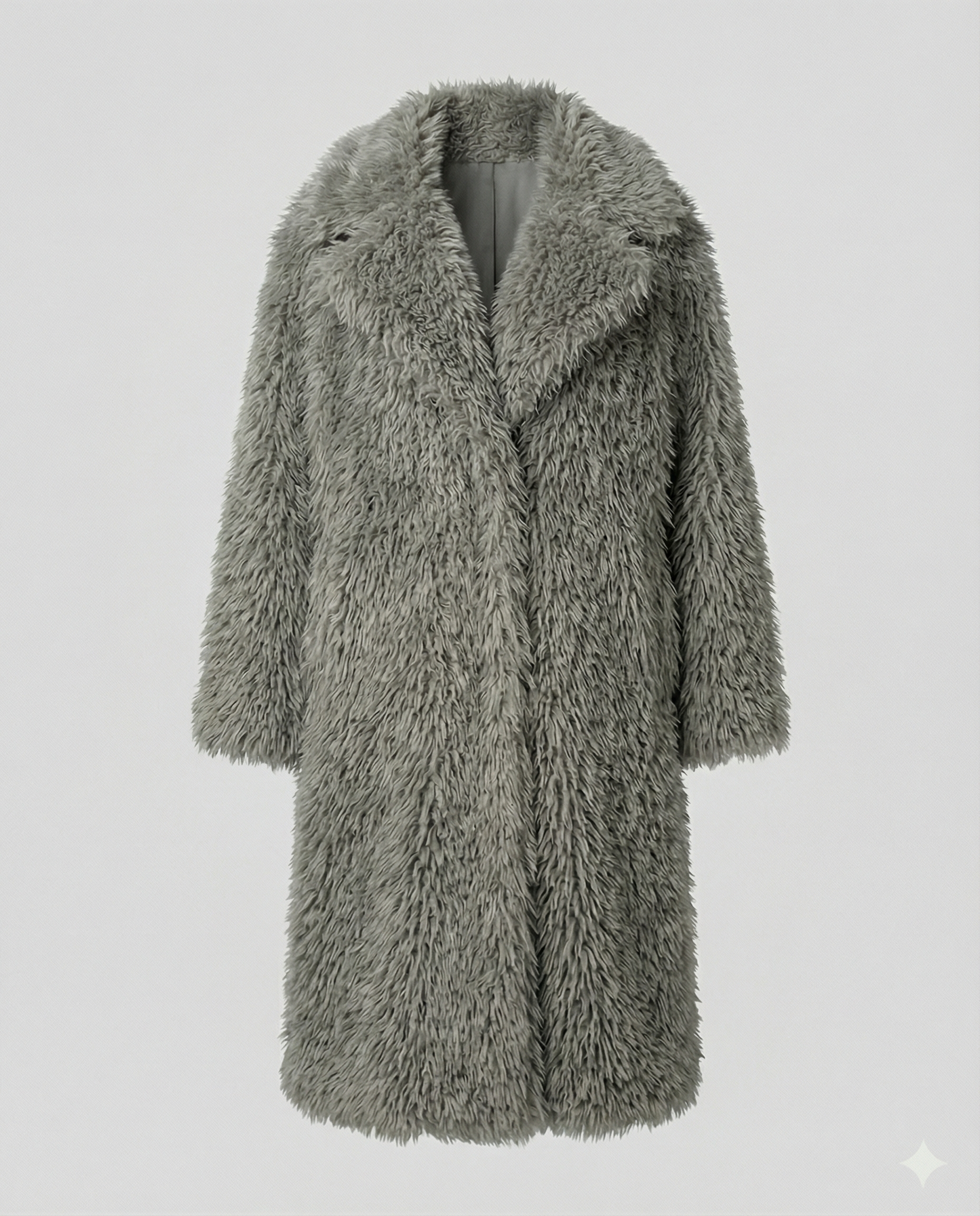 Long Women’s Faux Fur Coat Winter