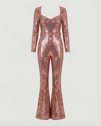 Glamorous sequin jumpsuit women