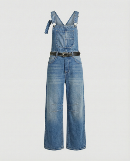 Denim Overall Women Wide