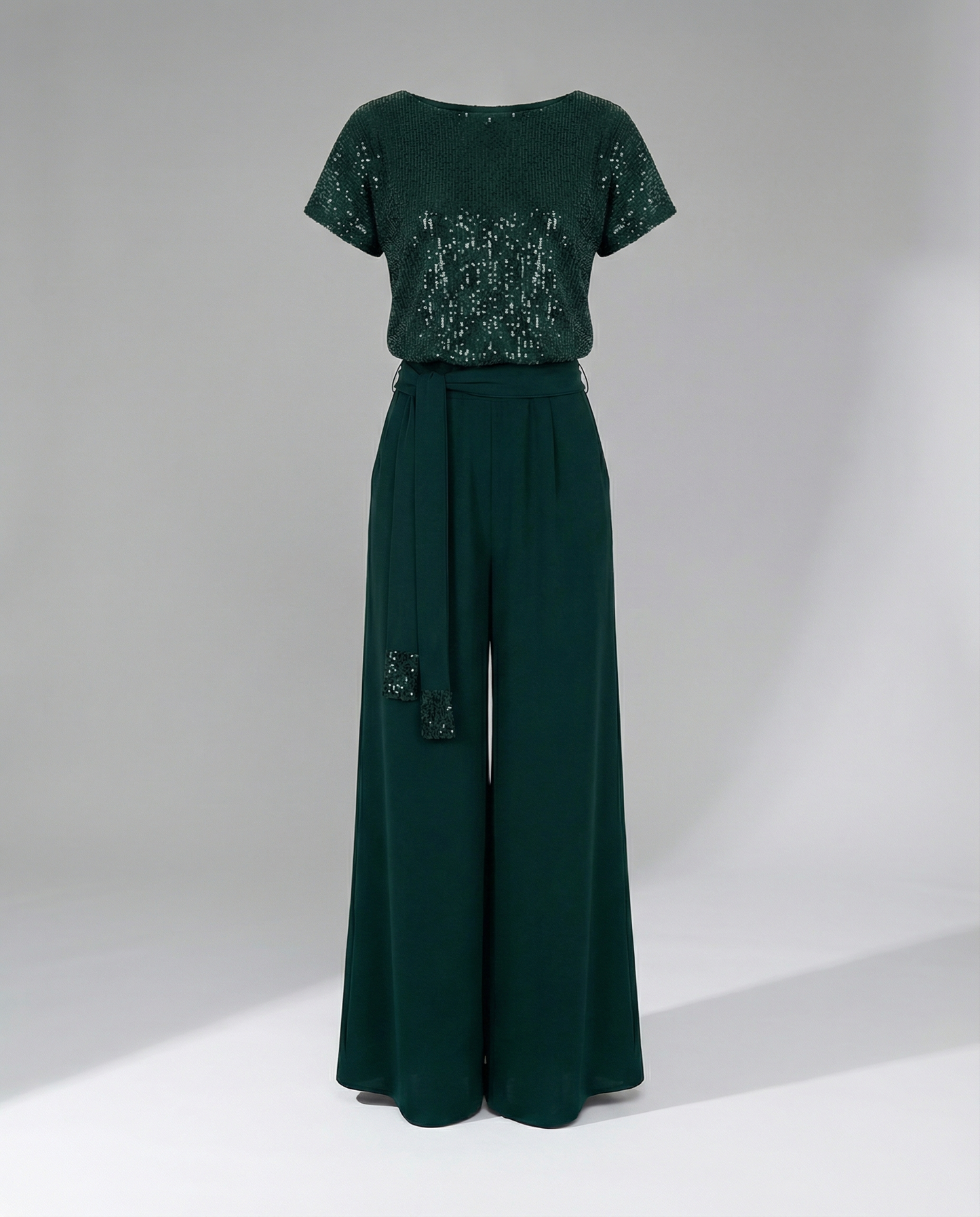 Glitter Jumpsuit Women Elegant