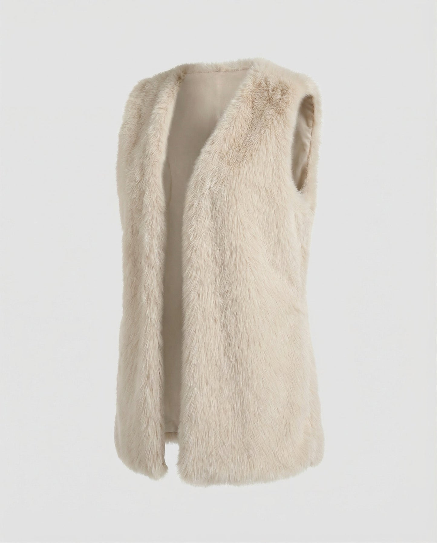 Ladies Faux Fur Vest