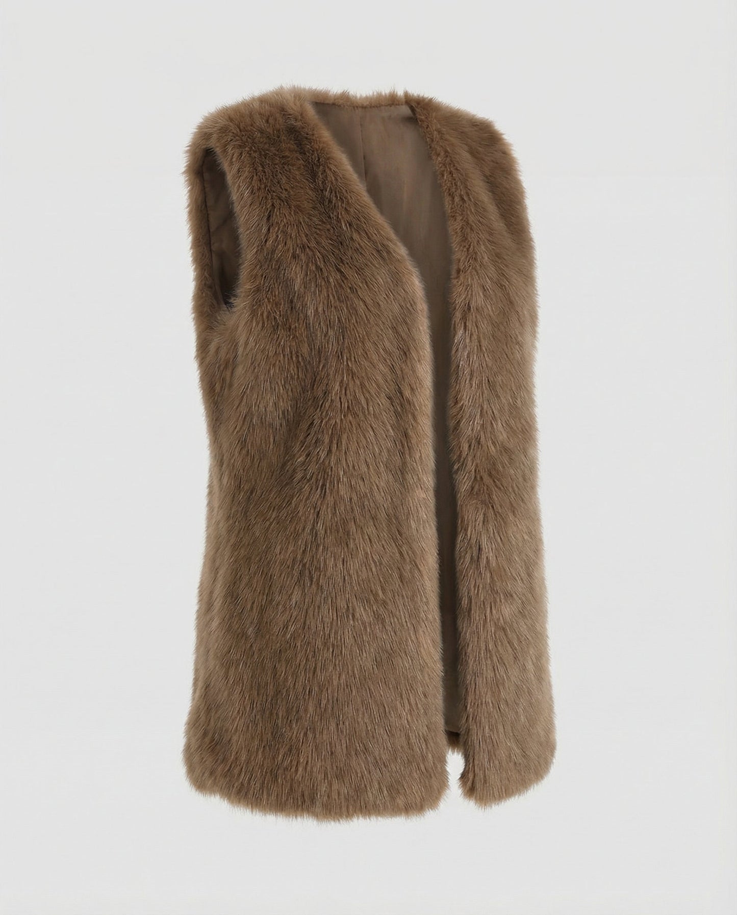 Ladies Faux Fur Vest