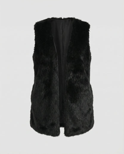 Ladies Faux Fur Vest