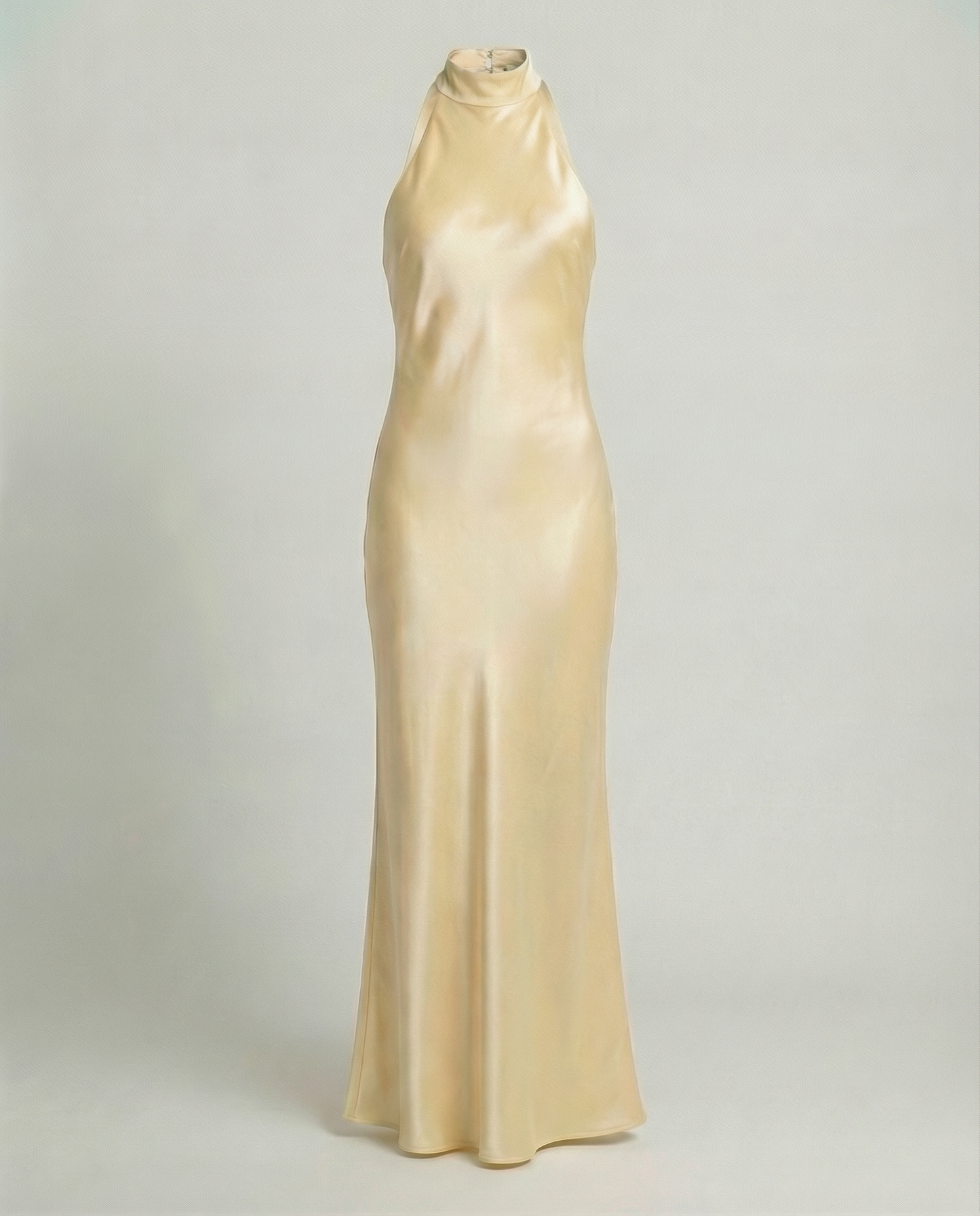 Elegant Maxi Dress Women Satin