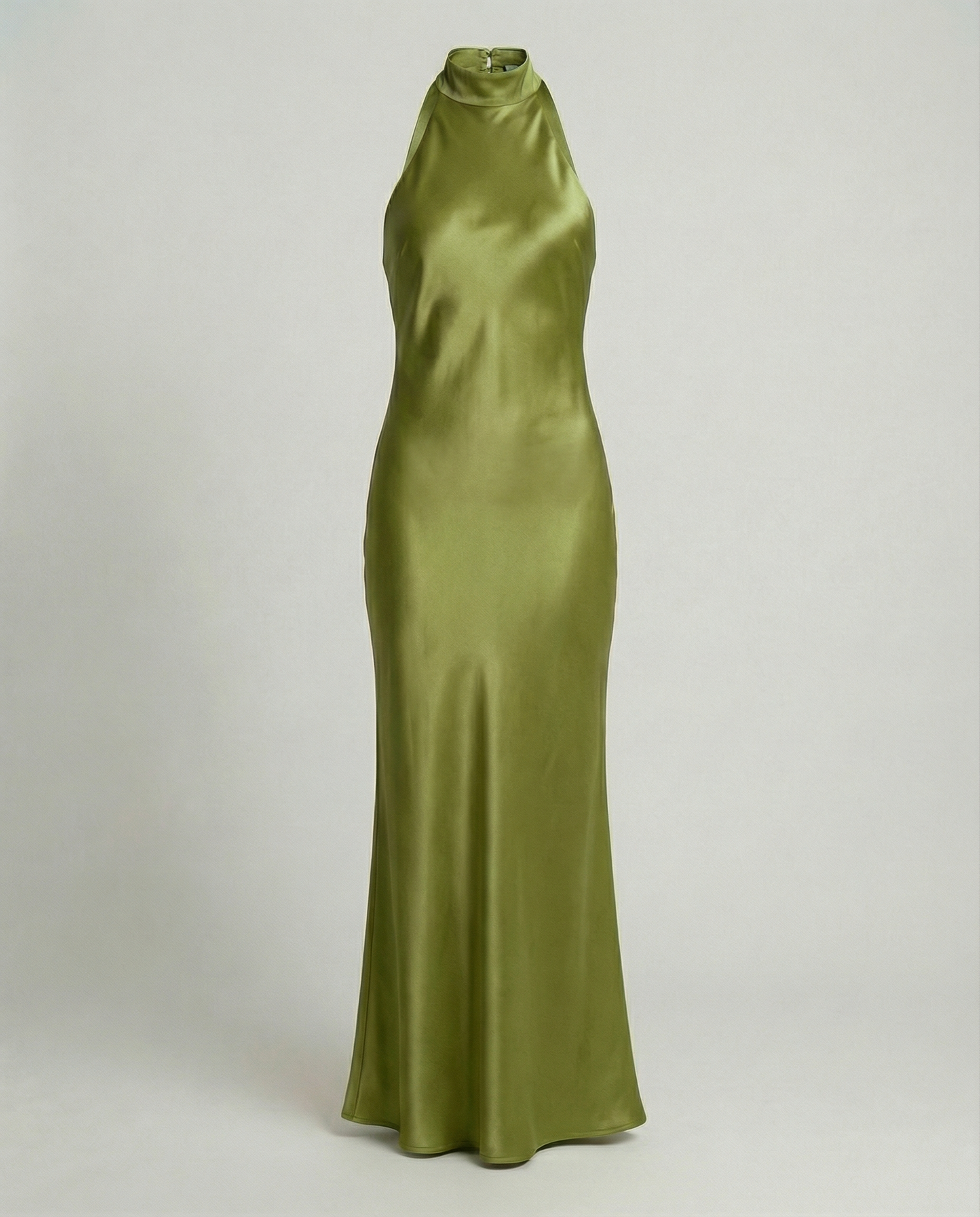 Elegant Maxi Dress Women Satin