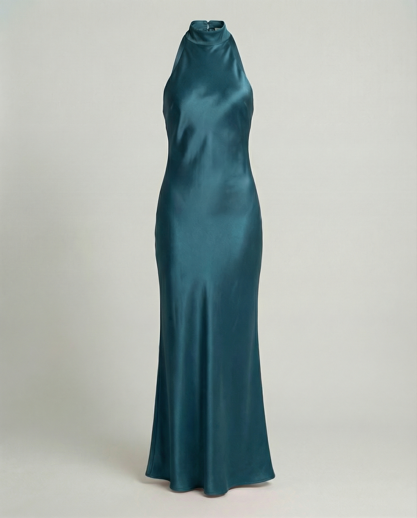 Elegant Maxi Dress Women Satin
