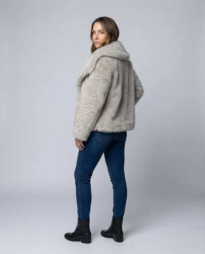 Women's Elegant Faux Fur Jacket