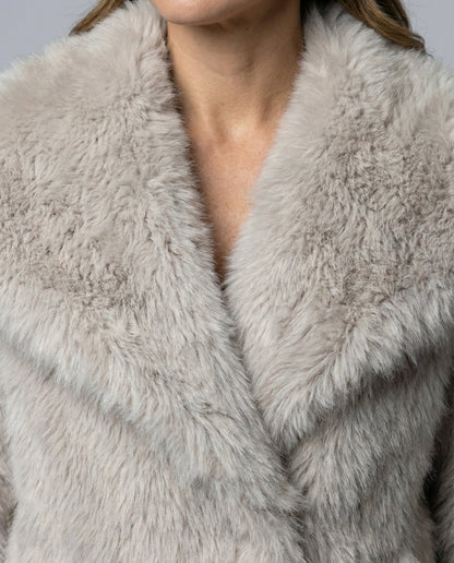 Women's Elegant Faux Fur Jacket