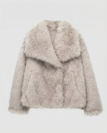 Women's Elegant Faux Fur Jacket