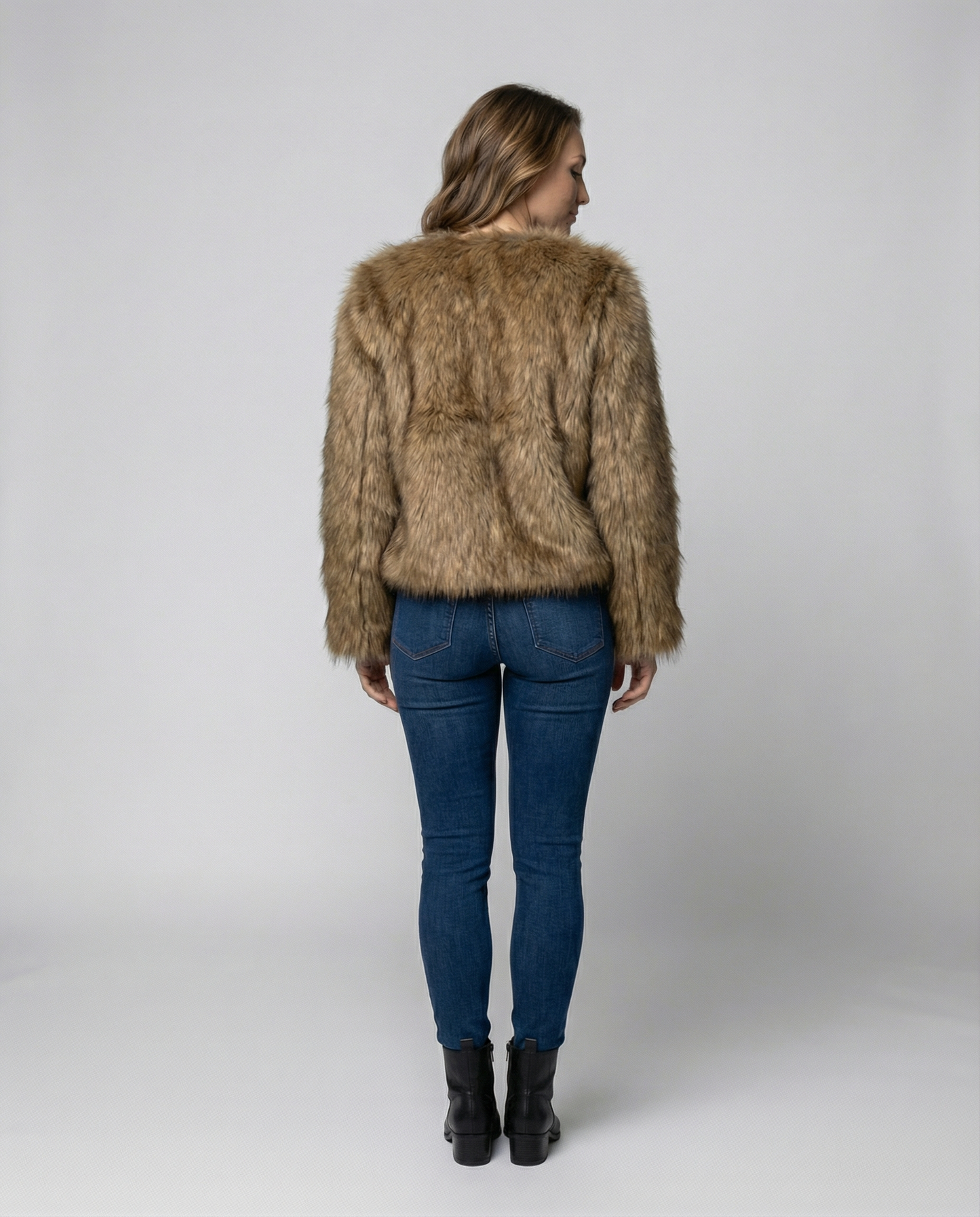 Luxurious Plush Winter Coat Women