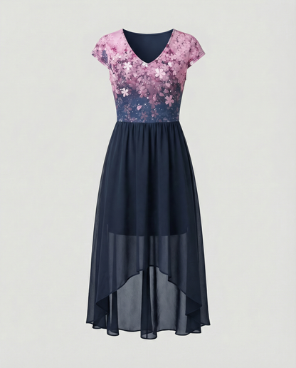 Elegant Chiffon Party Dress Women