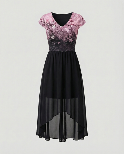 Elegant Chiffon Party Dress Women