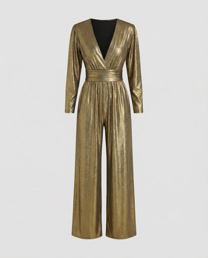 Shiny Elegant Jumpsuit Women