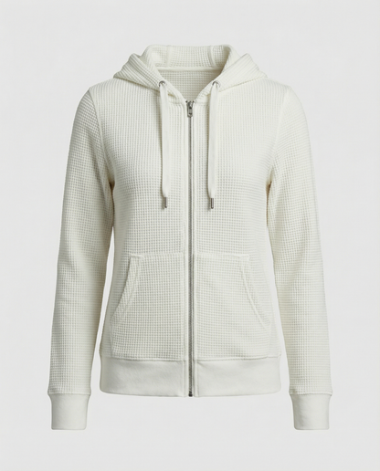 Checked women's leisure jacket