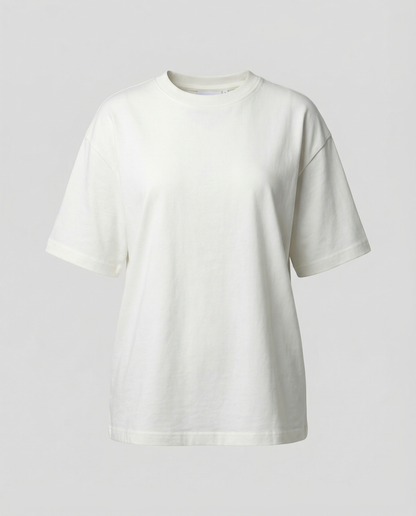 Oversized women's cotton T-shirt