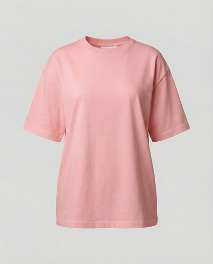Oversized women's cotton T-shirt