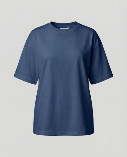 Oversized women's cotton T-shirt