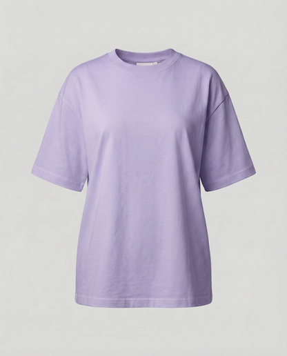Oversized women's cotton T-shirt