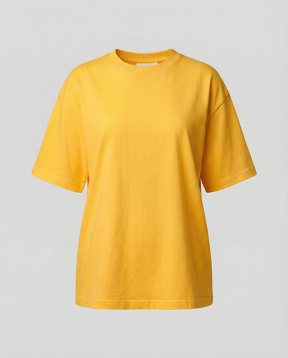 Oversized women's cotton T-shirt