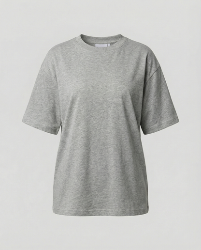 Oversized women's cotton T-shirt