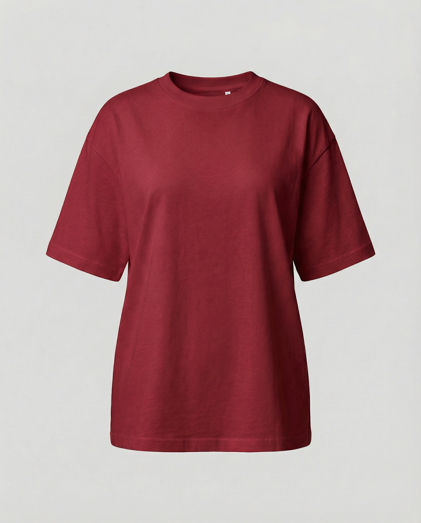 Oversized women's cotton T-shirt