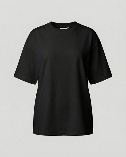Oversized women's cotton T-shirt