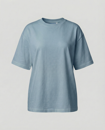 Oversized women's cotton T-shirt
