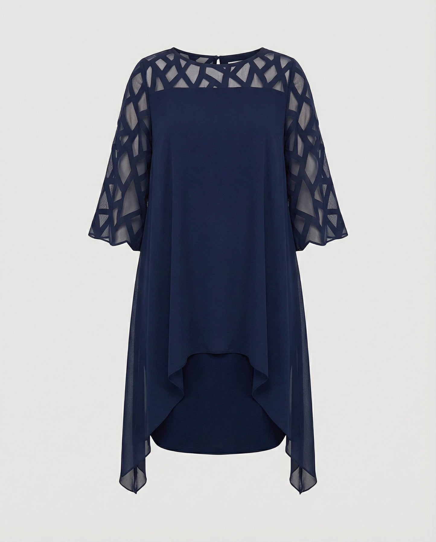 Elegant plus size midi dress
