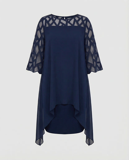 Elegant plus size midi dress