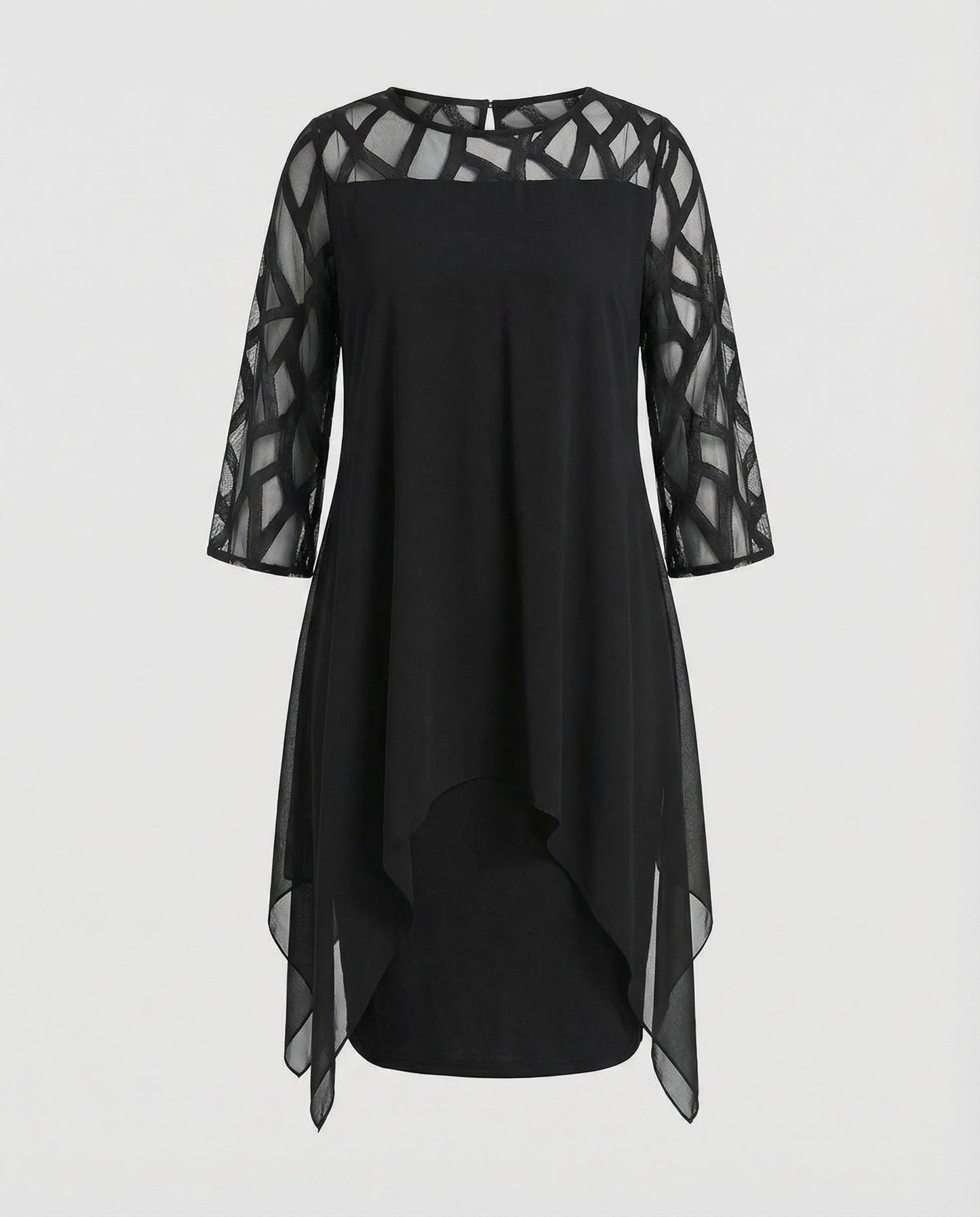 Elegant plus size midi dress