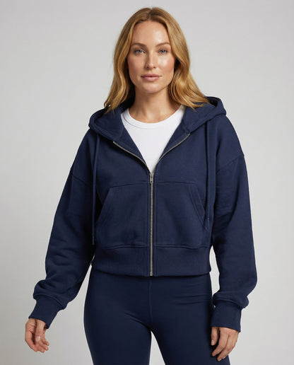 Oversize Sweatshirt Zipper