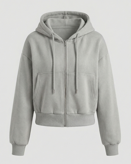 Oversize Sweatshirt Zipper
