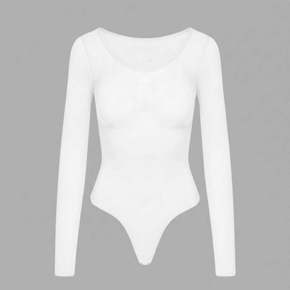 Seamless Long Sleeve Bodysuit | Women's Shapewear Body Suit 5