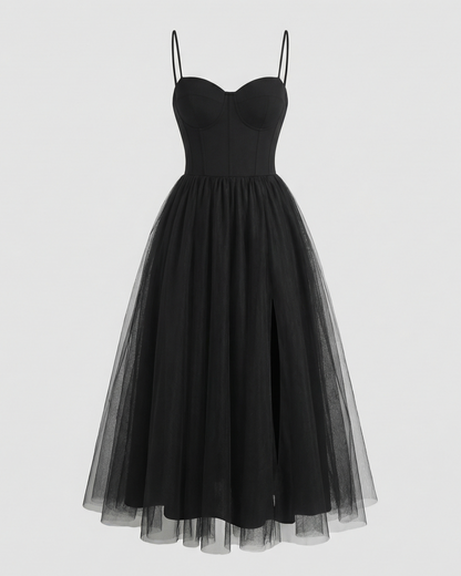 Tulle Corset Evening Dress Women