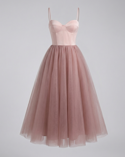 Tulle Corset Evening Dress Women