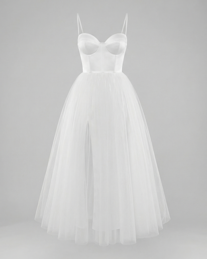 Tulle Corset Evening Dress Women