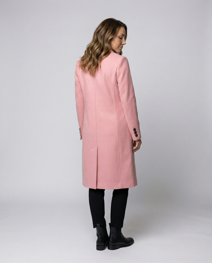 Stylish women's winter coat luxurious