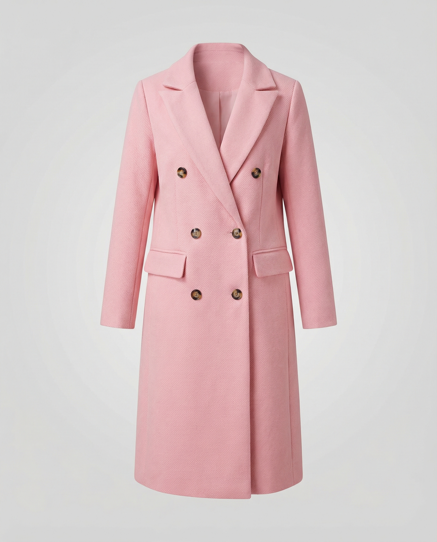 Stylish women's winter coat luxurious