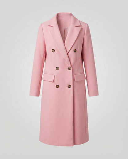 Stylish women's winter coat luxurious