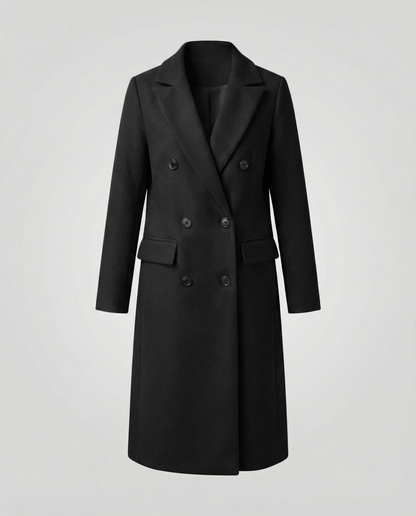 Stylish women's winter coat luxurious