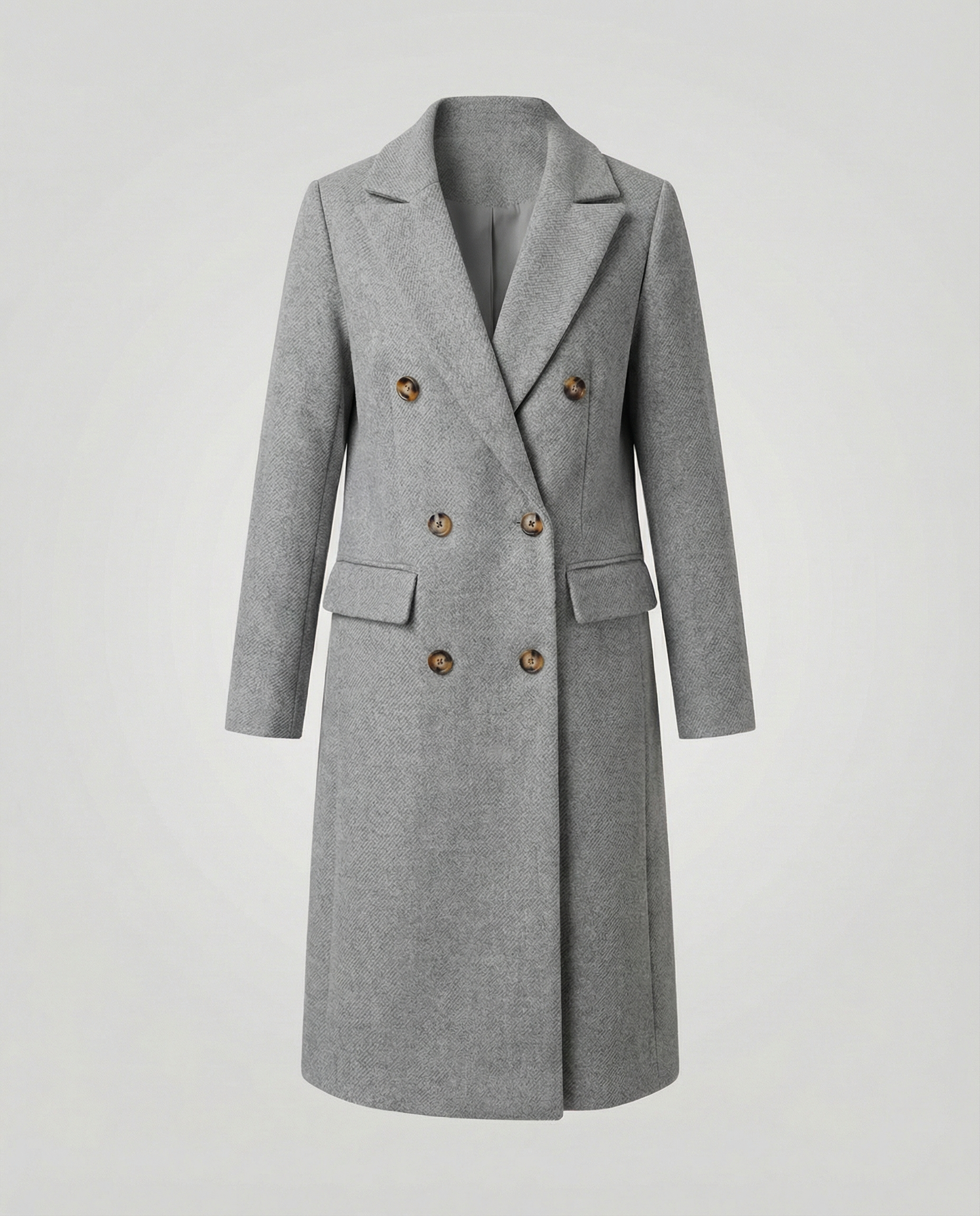 Stylish women's winter coat luxurious