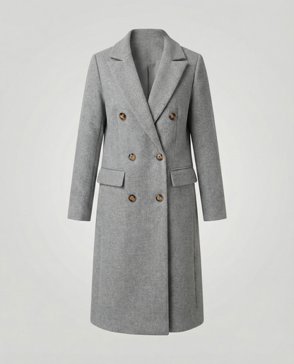 Stylish women's winter coat luxurious