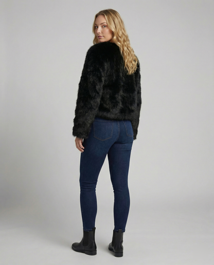Faux Fur Short Coat Women