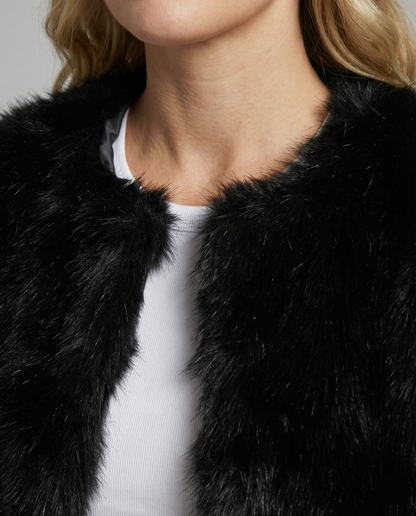 Faux Fur Short Coat Women
