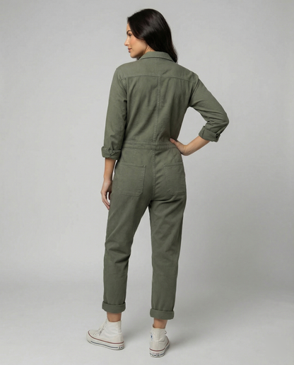 Casual Utility Jumpsuit Women