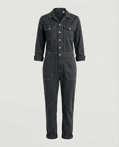 Casual Utility Jumpsuit Women